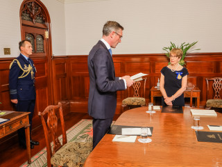 NSW Cabinet Swearing In Salty Dingo 2021 CG CG013481