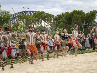 Australia Day 2024 WugulOra Muggera dancers  Credit CassandraHannagan 5